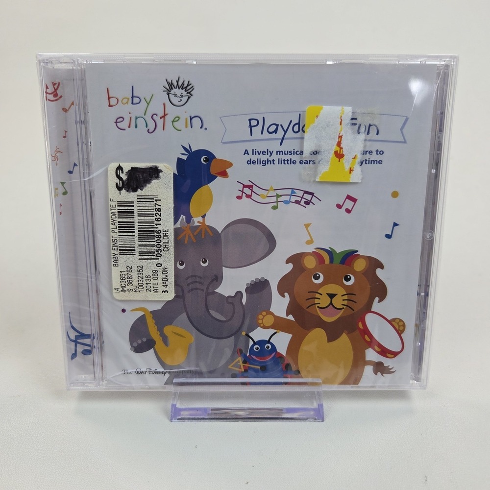 Baby Einstein Playdate Fun CD Kids Childrens Music NEW SEALED *Read*